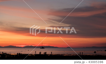 Sunset at Loh Dalum Bay, Krabi, Thailand. Sunset at Loh Dalum Bay, Krabi, Thailand. 43005396