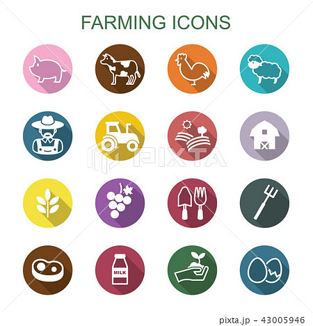 farming long shadow icons farming long shadow icons 43005946