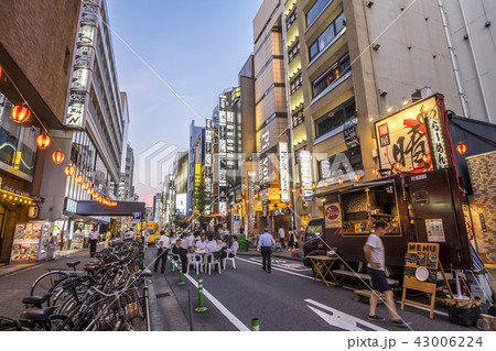 愛知県　名古屋都市風景　錦三丁目 43006224