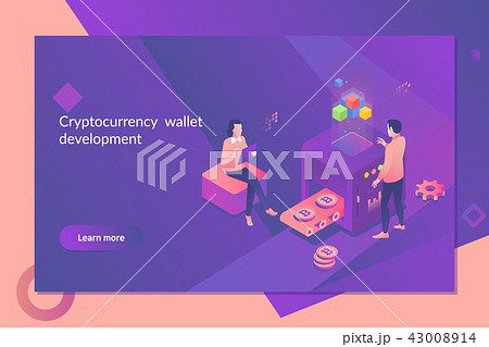 Cryptocurrency and Blockchain concept. Farm for mining bitcoins. Farm for mining Ethereum 43008914