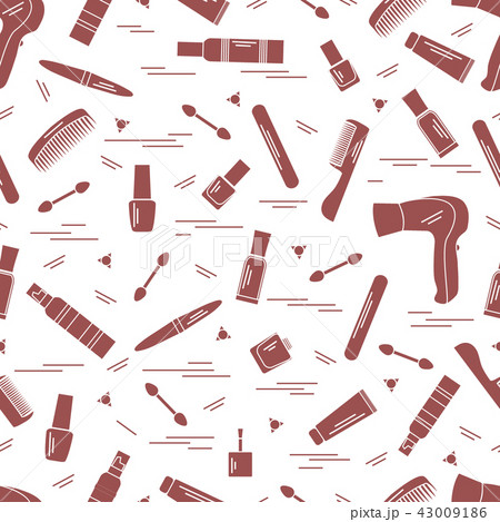 Cute pattern of various accessories of decorative 43009186