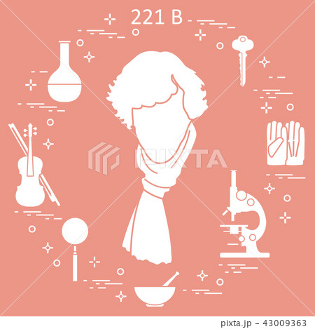 Private detective Sherlock Holmes with variety 43009363