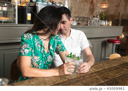 Couple in love looking into each others eyes Couple in love looking into each others eyes 43009961