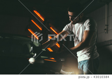series of detailed cars: Polishing a car series of detailed cars: Polishing a car 43010384
