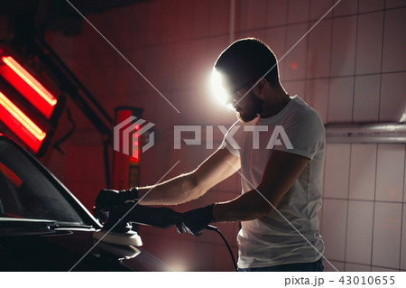 series of detailed cars: Polishing a car series of detailed cars: Polishing a car 43010655