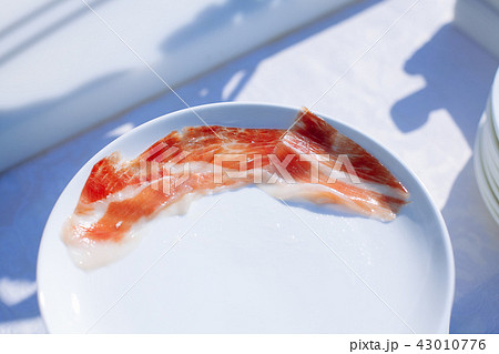 Spanish Iberian ham or Pata Negra mounted  43010776