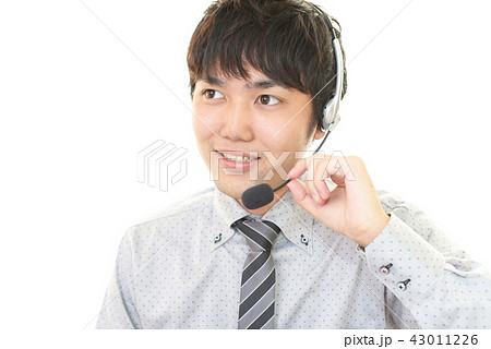 笑顔のオペレーター 笑顔のオペレーター 43011226