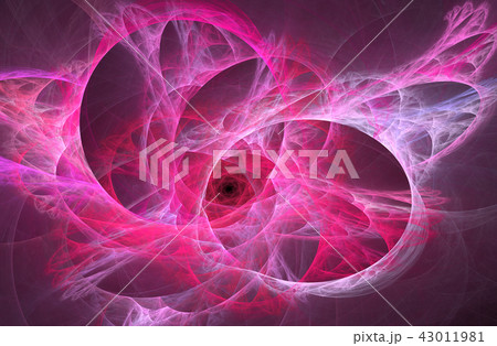 Tunneling abstraction in pink color. Bubbles Tunneling abstraction in pink color. Bubbles 43011981
