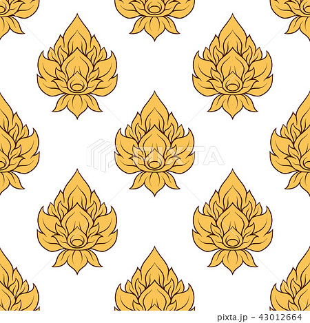 Seamless pattern, background of decorative elements of tradition 43012664