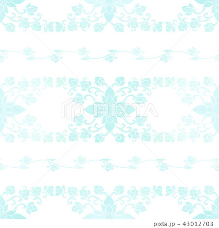 Seamless pattern, background of blue watercolor  decorative elem 43012703