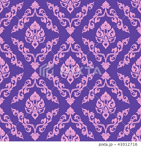 Seamless pattern, background of decorative elements of tradition 43012716