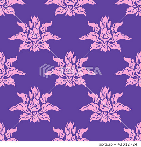 Seamless pattern, background of decorative elements of tradition 43012724
