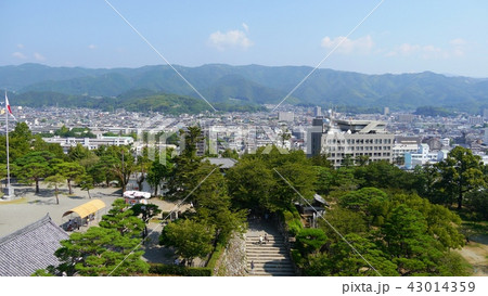高知城天守閣からの展望 北側 高知城天守閣からの展望 北側 43014359