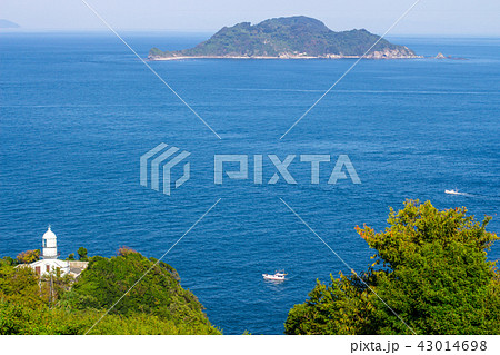 関崎灯台 高島 豊後水道 関崎灯台 高島 豊後水道 43014698