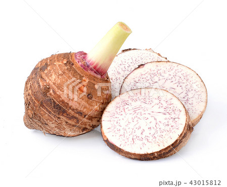 taro isolated on white background taro isolated on white background 43015812