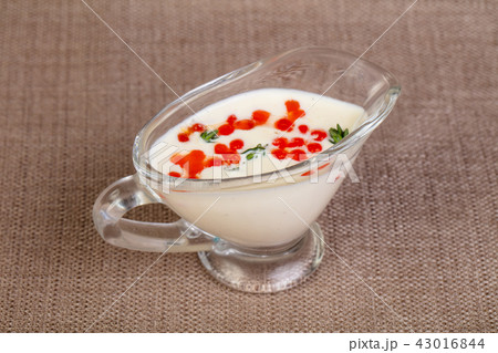 Cream sauce with caviar Cream sauce with caviar 43016844
