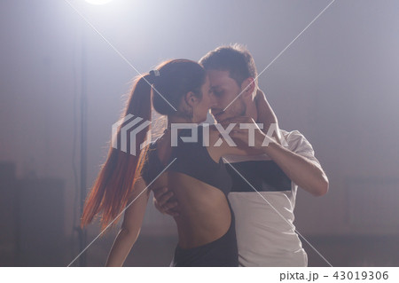 Young love couple dancing social danse kizomba or bachata. Young love couple dancing social danse kizomba or bachata. 43019306