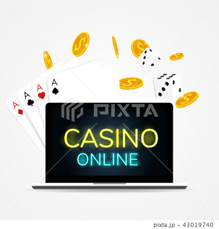 casino online card & dice coins vector casino online card & dice coins vector 43019740
