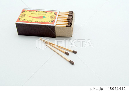 マッチ箱とマッチ棒 43021412