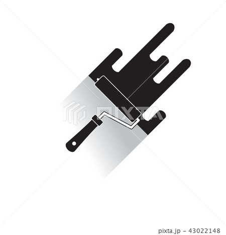 Paint roller and paint spot Paint roller and paint spot 43022148