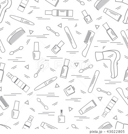 Cute pattern of various accessories of decorative 43022805