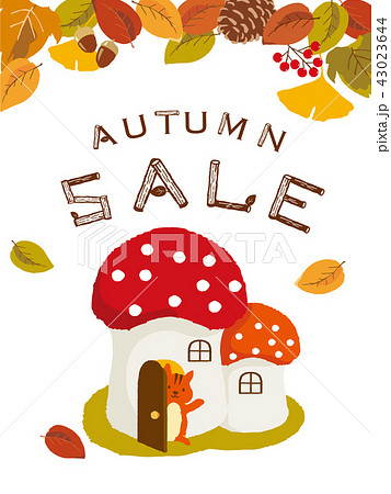 オータムセール　ポスター 43023644