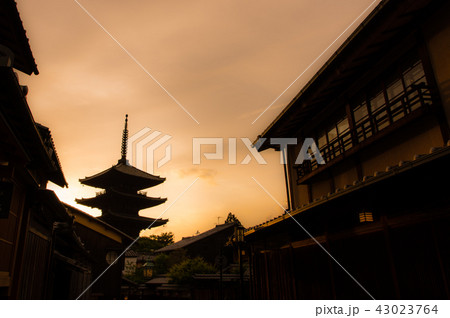 八坂の塔夕景 八坂の塔夕景 43023764