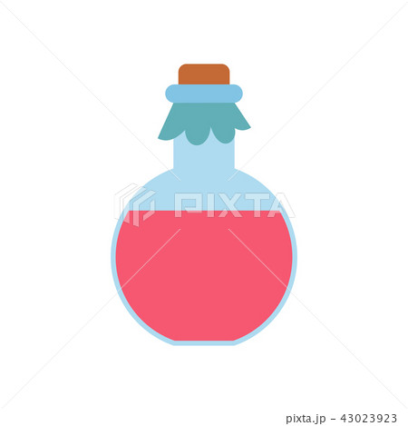 Pink spa oil flat icon 43023923