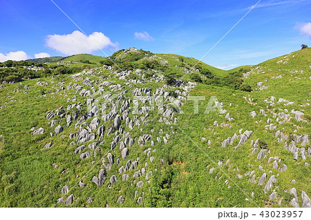 [ドローン・空撮]　晴天の平尾台 43023957