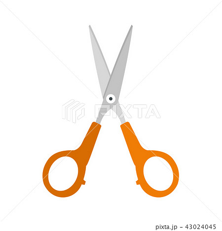 Scissors flat icon Scissors flat icon 43024045