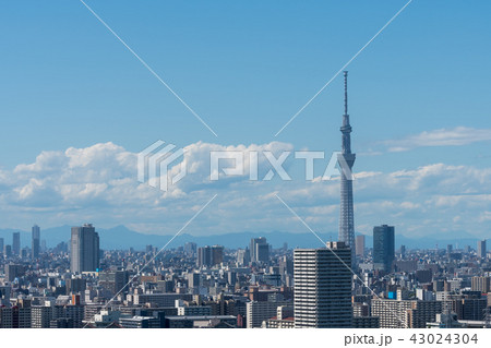 都市風景 スカイツリー 都市風景 スカイツリー 43024304