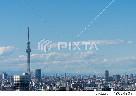 都市風景　スカイツリー 43024305