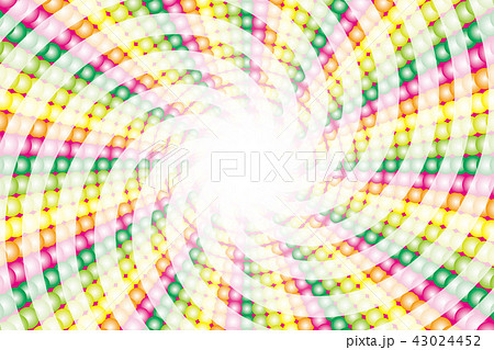 背景素材 放射 集中線 虹 レインボーカラー 漫画表現 効果 カラフル 螺旋 渦巻き 光 キラキラ のイラスト素材