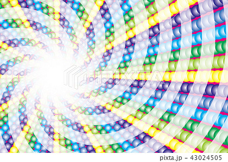 背景素材 放射 集中線 虹 レインボーカラー 漫画表現 効果 カラフル 螺旋 渦巻き 光 キラキラ のイラスト素材