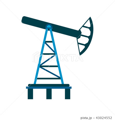 Oil pump flat icon 43024552