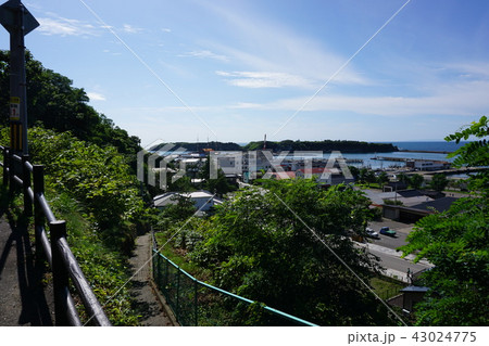 江差～馬坂から見た鷗島 43024775