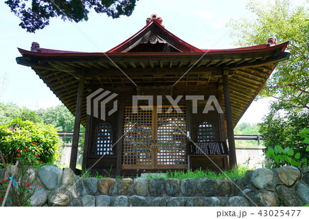 身代わり地蔵尊　北アルプス展望ウォーク立ち寄りポイント　北安曇郡池田町 43025477