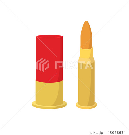 Golden bullets cartoon icon 43028634