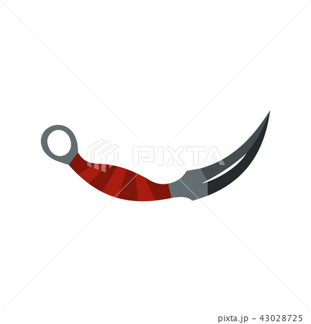 Ninja weapon flat icon Ninja weapon flat icon 43028725