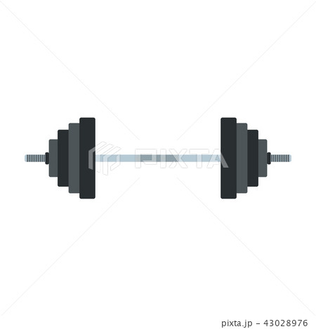 Barbell flat icon Barbell flat icon 43028976