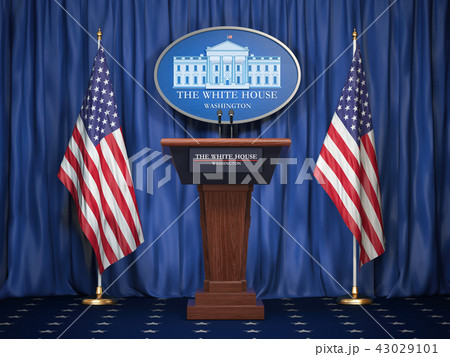 Briefing of president of USA  in White House. 43029101