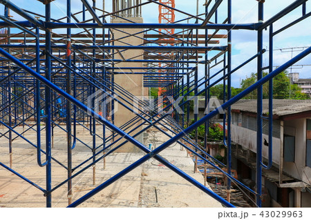 work construction and scaffold in site workplace work construction and scaffold in site workplace 43029963