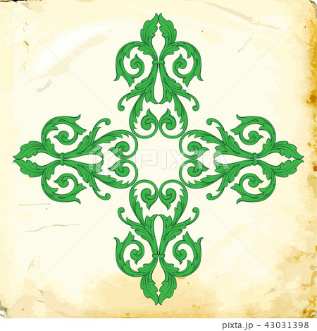 Vector baroque of vintage elements for design.  43031398