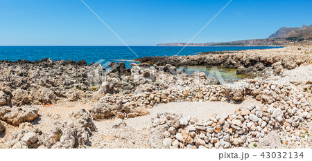 Cala di Punta Lunga coast, Macari, Sicily, Italy Cala di Punta Lunga coast, Macari, Sicily, Italy 43032134