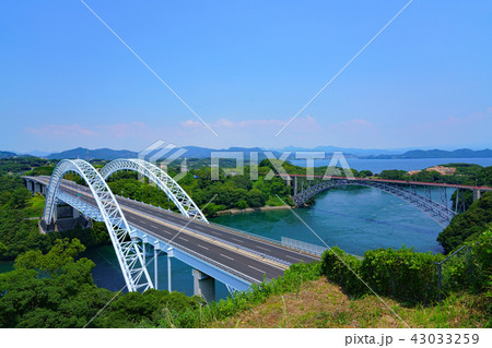 【西海橋のうず潮】 (西海の丘展望台) 長崎県佐世保市針尾東町西海橋公園内 43033259
