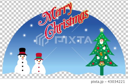 クリスマス 背景素材のイラスト素材 43034221 Pixta