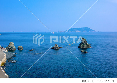 ビシャゴ岩と高島 43034414