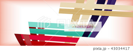 Color stripes and lines, geometric abstract background Color stripes and lines, geometric abstract background 43034417
