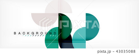 Circle modern geometrical abstract background illustration Circle modern geometrical abstract background illustration 43035088
