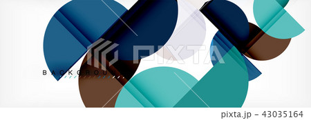 Modern geometrical abstract background - circles. Business or technology presentation design Modern geometrical abstract background - circles. Business or technology presentation design 43035164